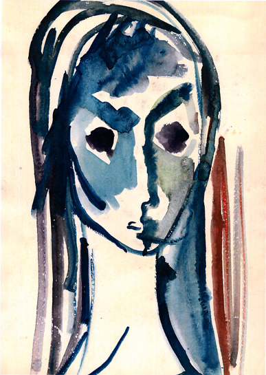 portait aquarelle