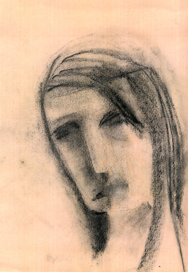 Portrait fusain